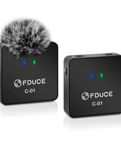 Sistema de Micrófono Lavalier Inalámbrico FDUCE, Compatible