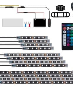Kit de 12PCs de Tiras de Luces de LED para Motocicletas