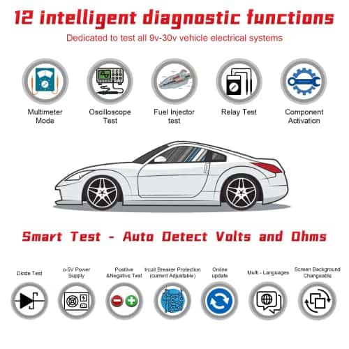 TopDiag P200 Probador de Circuitos Automotrices, - Imagen 9