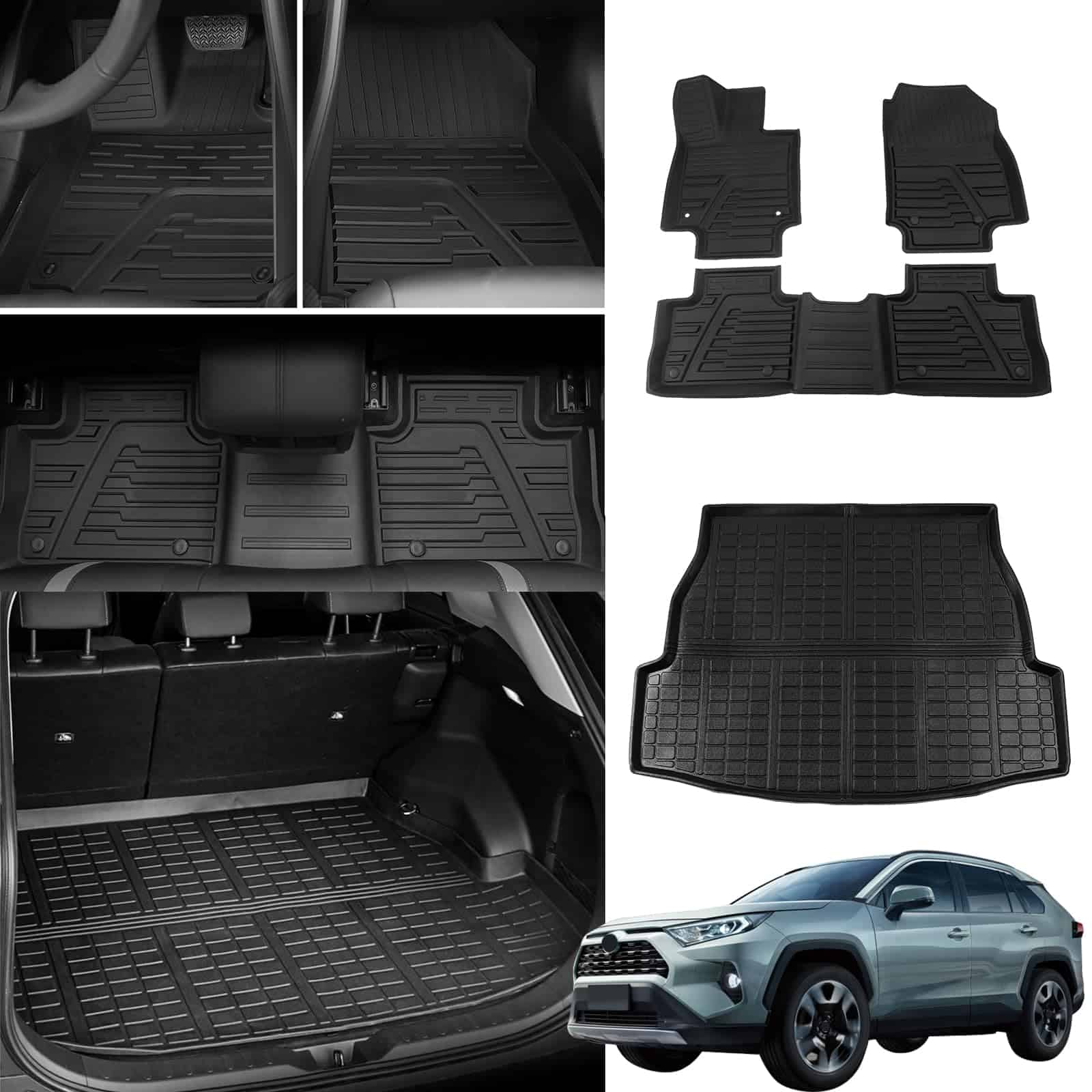 Tapetes para Piso Bomely Compatibles con Toyota Rav4 2019
