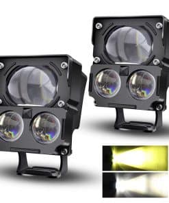 Luces LED de Conducción para Motocicleta HONLEEX, 80W Luces