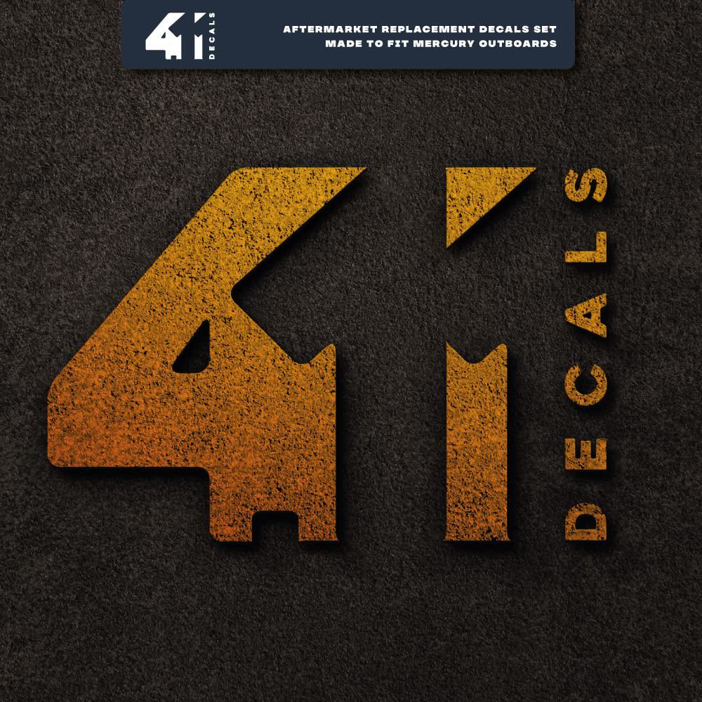 411 Calcomanías de reemplazo no originales para Mercury 200 - Imagen 7