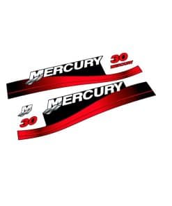 Kit de Calcomanías de Repuesto Aftermarket para Mercury 30