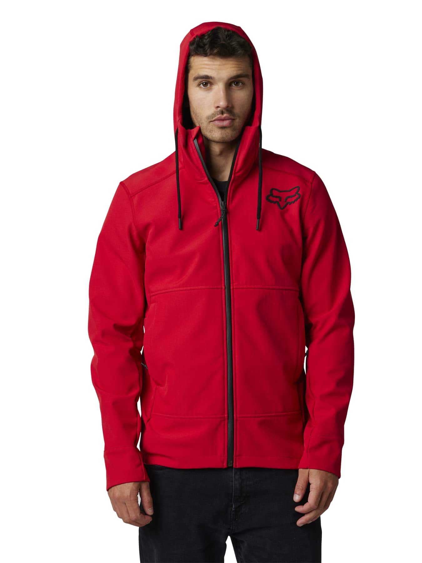 Chamarra Estándar Fox Racing para Hombre, Rojo Llama, Talla - Imagen 4