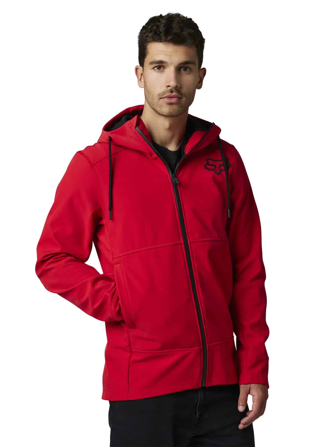 Chamarra Estándar Fox Racing para Hombre, Rojo Llama, Talla