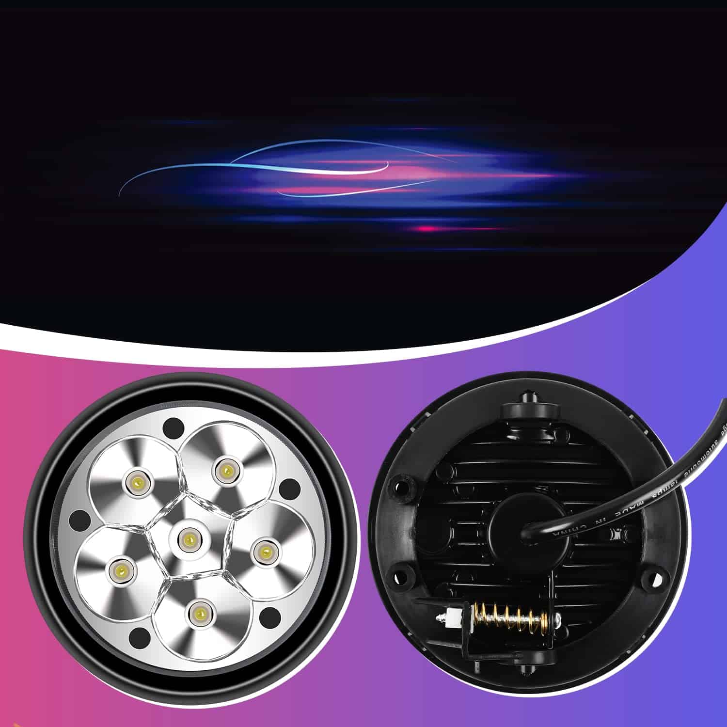 Par de Luces de Niebla Led, Extra Brillantes Actualizadas, - Imagen 8