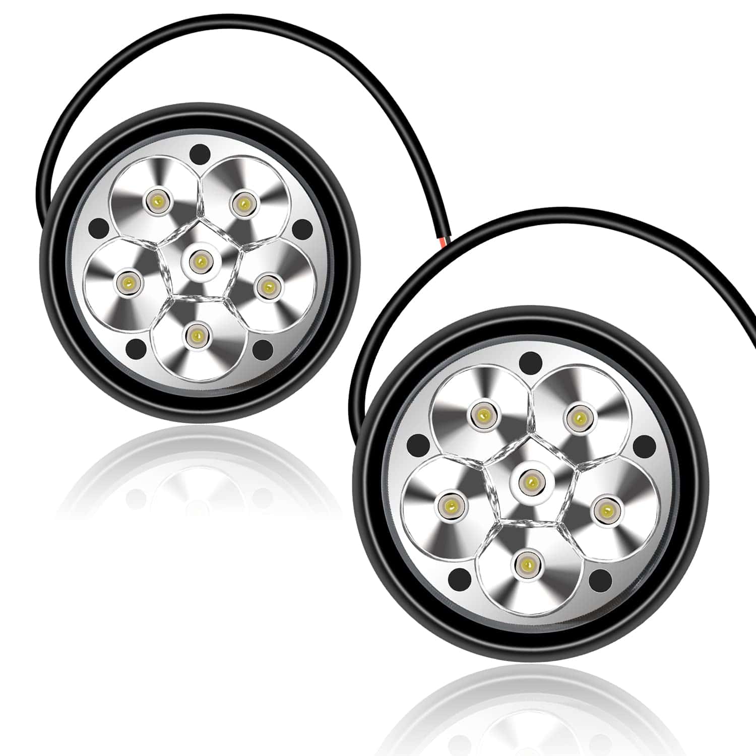 Par de Luces de Niebla Led, Extra Brillantes Actualizadas,