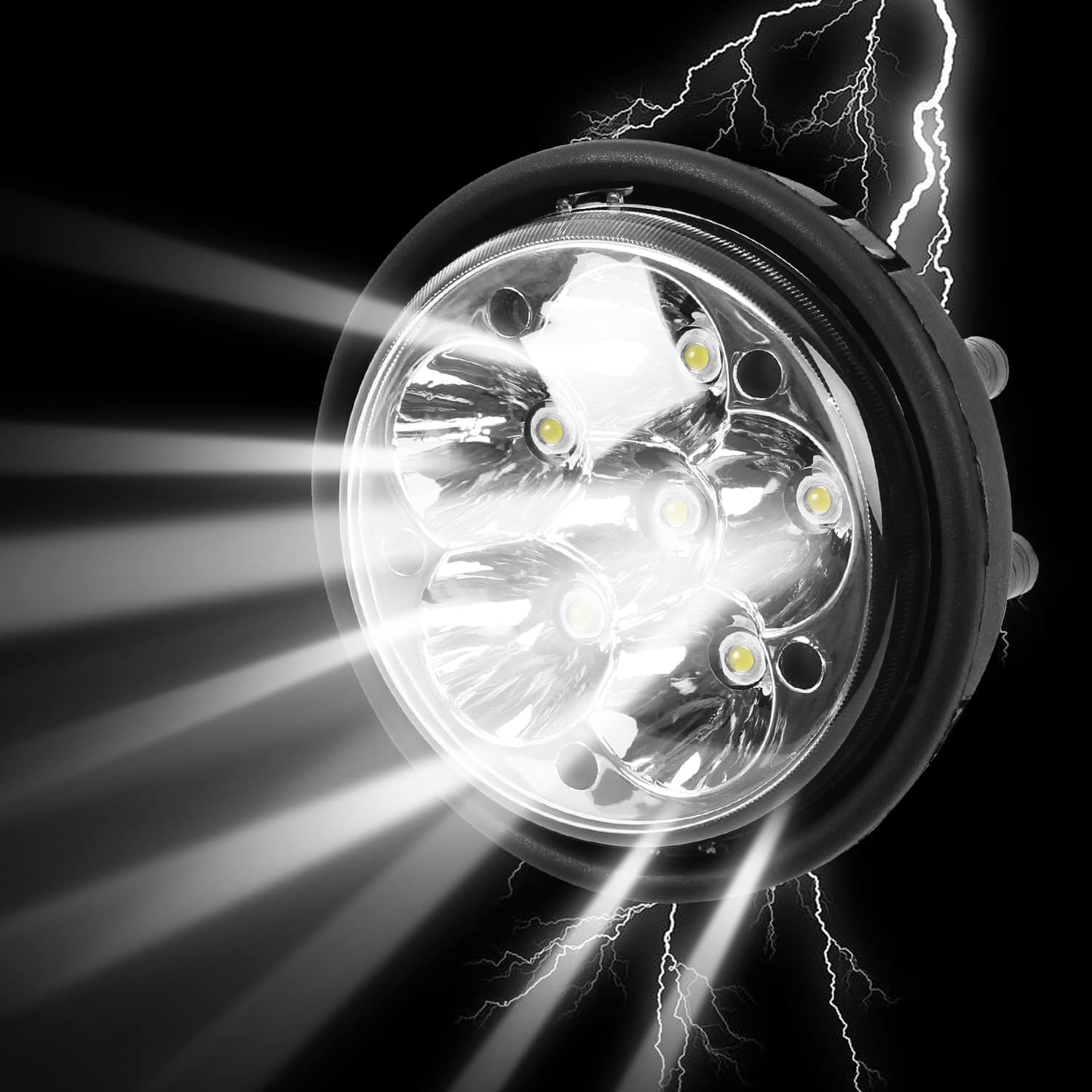 Par de Luces de Niebla Led, Extra Brillantes Actualizadas, - Imagen 6