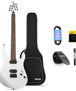 Guitarra Eléctrica de Cuerpo Sólido Donner, Acabado Mate 39