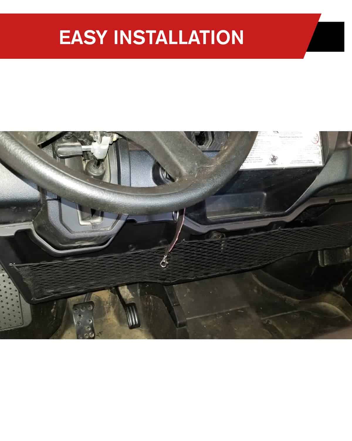 Bandeja de almacenamiento bajo el tablero y 4 portavasos de - Imagen 5