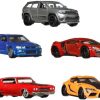 Hot Wheels Premium Cars Fast & Furious Premium Bundle,