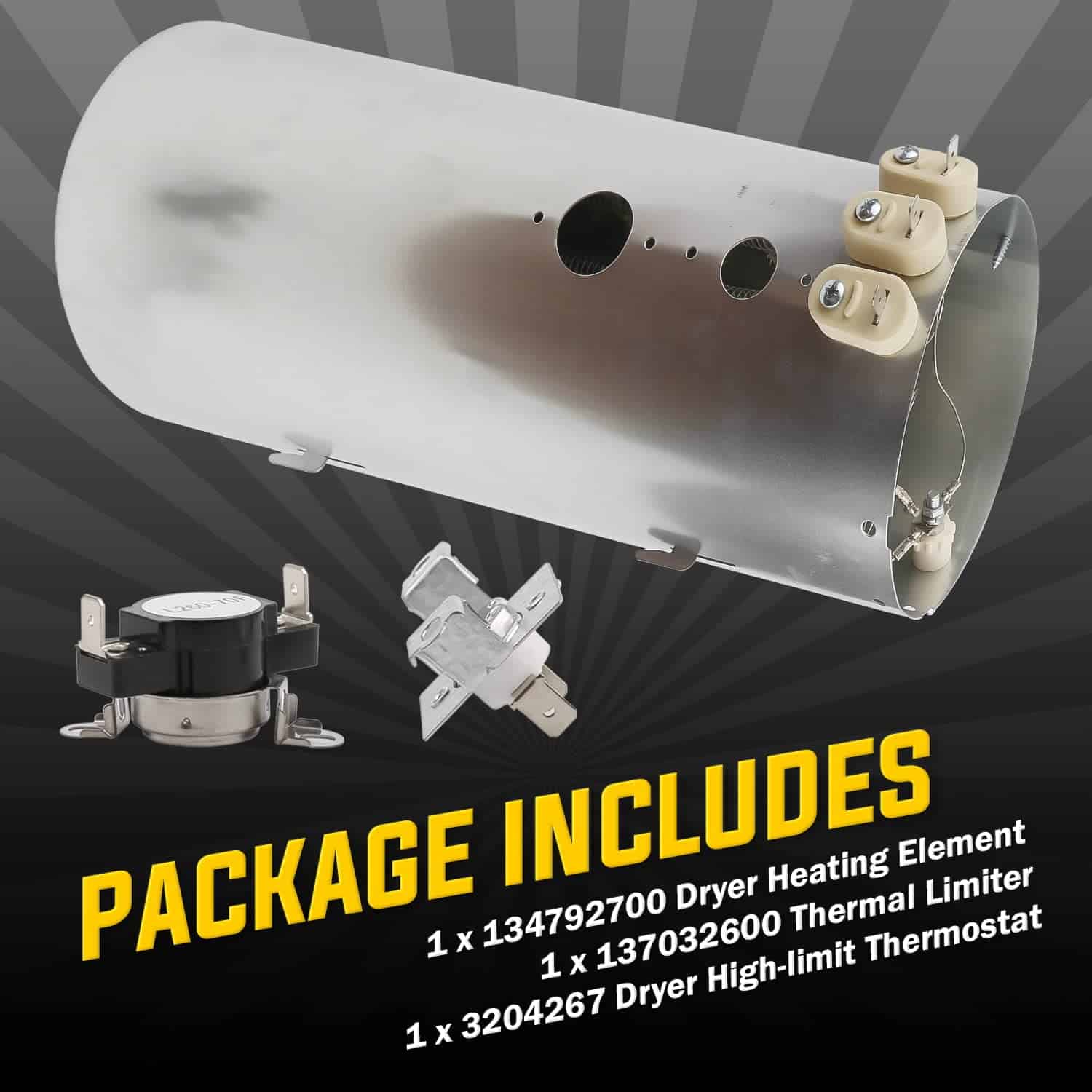 Elemento Calefactor de Secadora 134792700, Limitador - Imagen 3