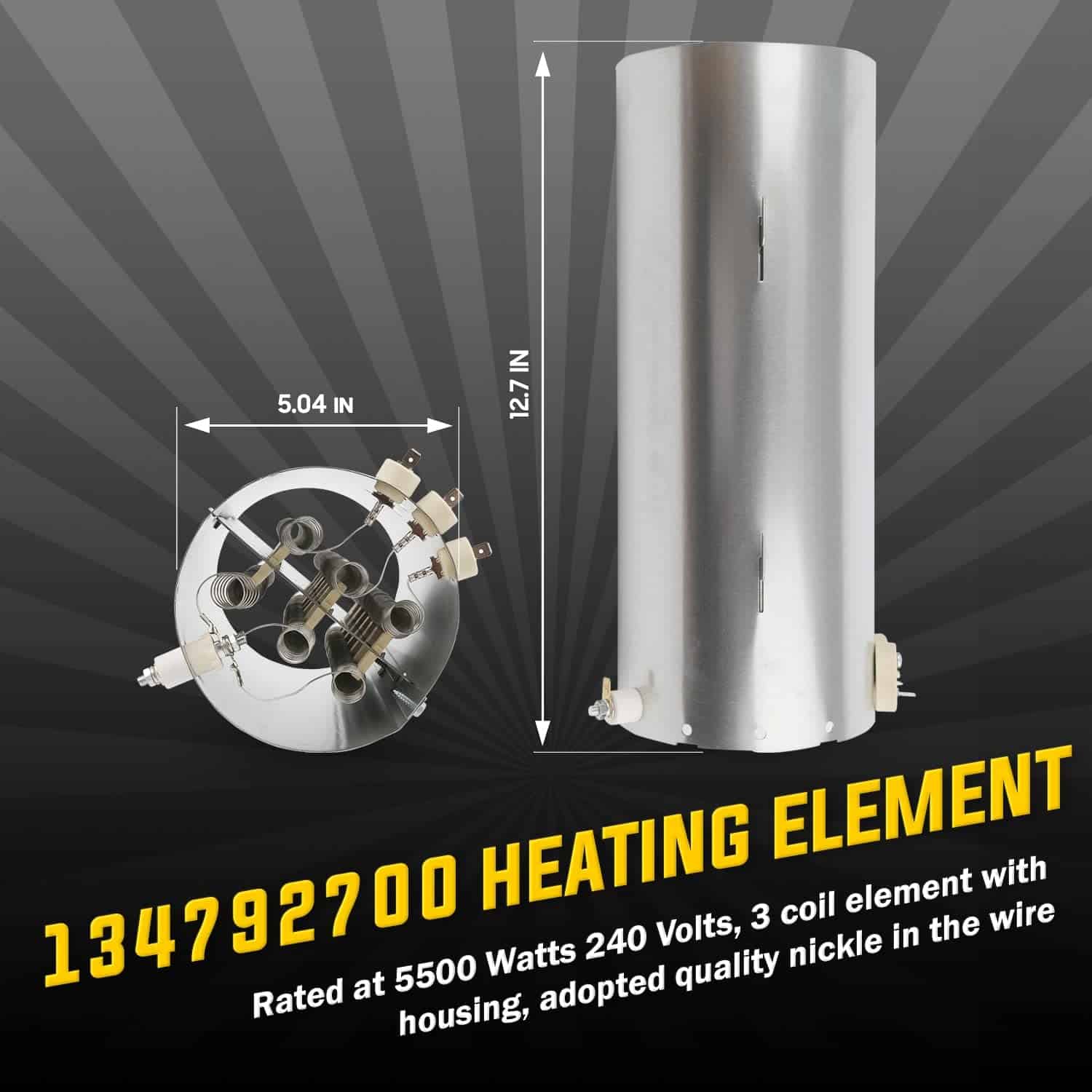 Elemento Calefactor de Secadora 134792700, Limitador - Imagen 5