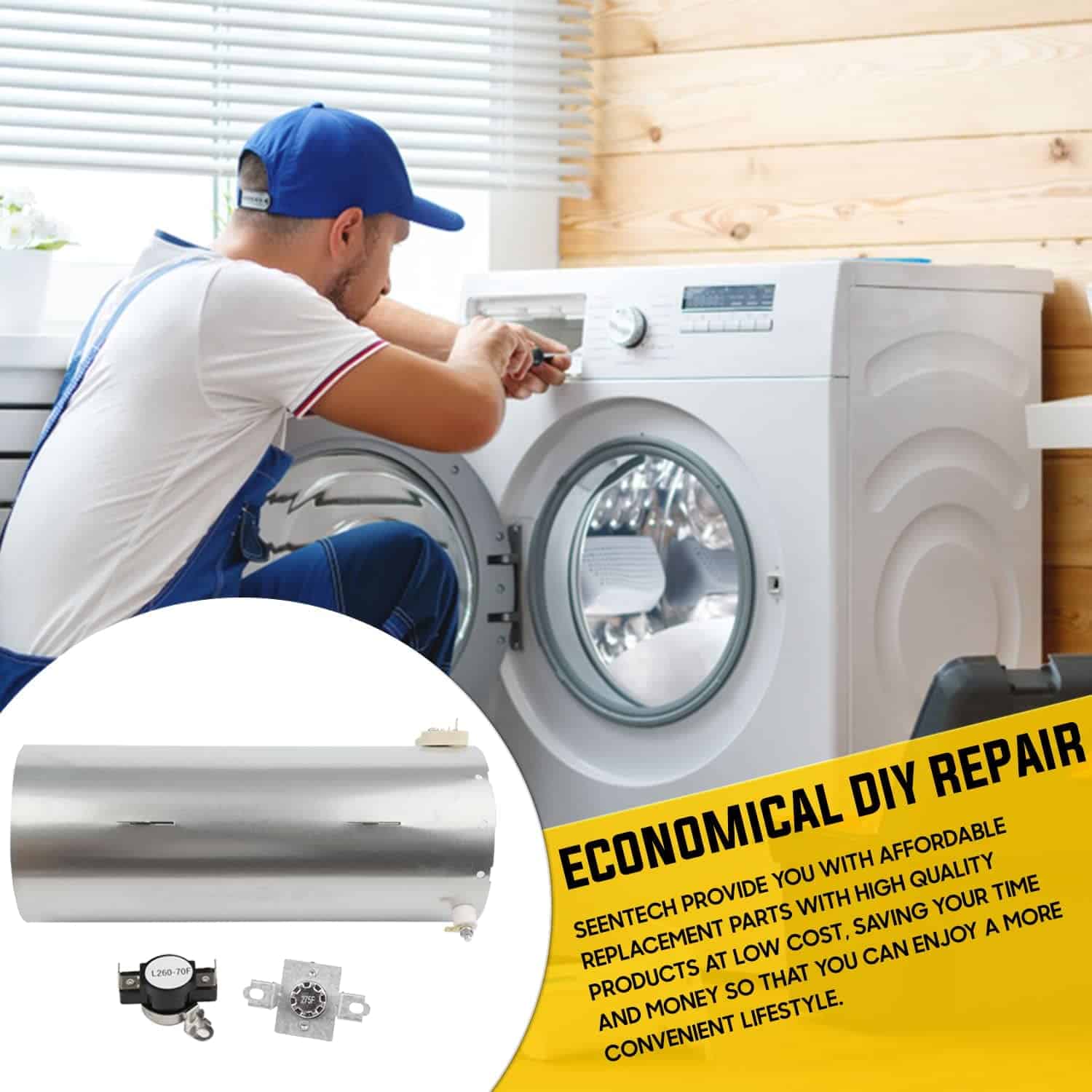 Elemento Calefactor de Secadora 134792700, Limitador - Imagen 7