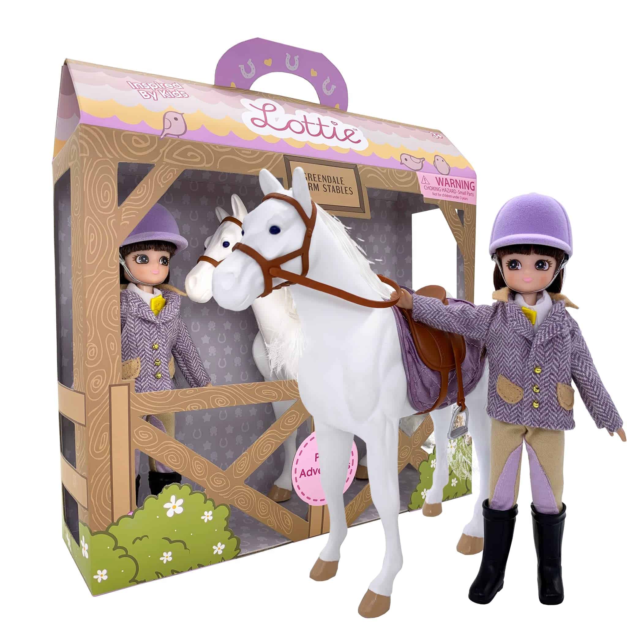 Muñeca y Set de Aventuras con Pony Lottie | Juguetes para