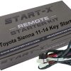 Arrancador remoto Start-X para Toyota Sienna 2011-2014 con