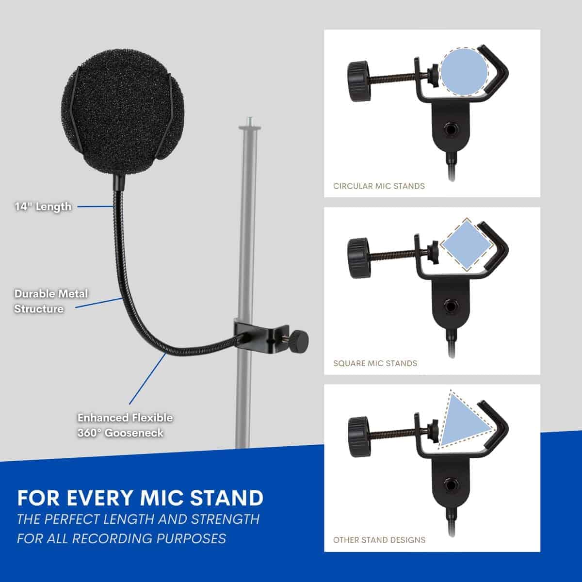 Filtro Anti-Pop Melon Audio para Micrófono - Pantalla - Imagen 5