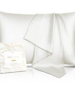 Funda de Almohada 100% Seda de Morera Pura para Cabello y