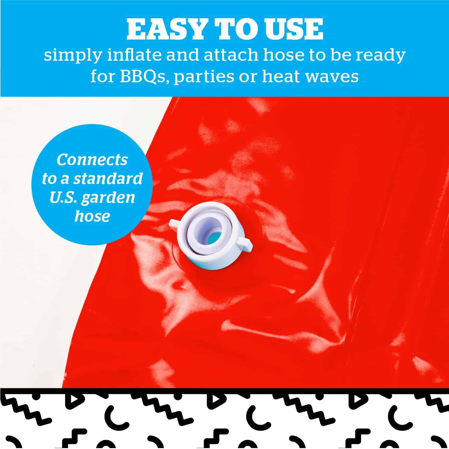 BigMouth Inc Splash Pad Sprinkler Water Toy for Kids, Juego - Imagen 6