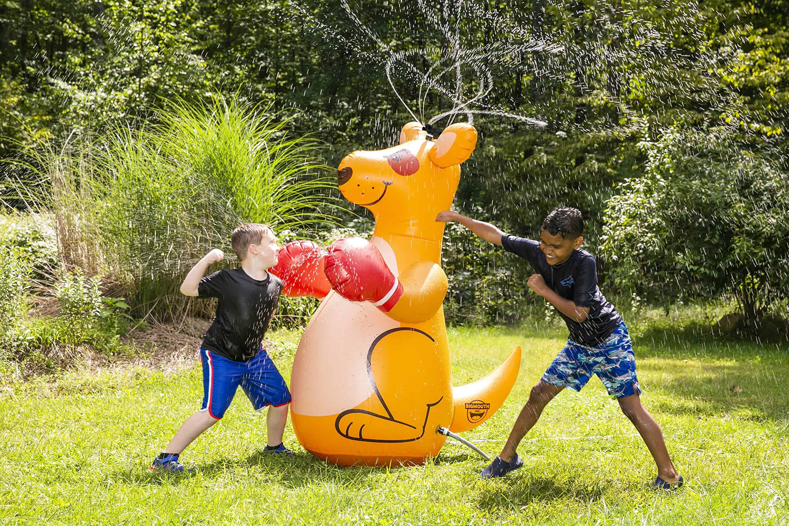 BigMouth Inc. Gigante Inflable Boxeo Canguro Rociador, - Imagen 9