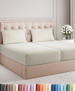 Juego de sábanas de tamaño Split King de 5 piezas - Juego