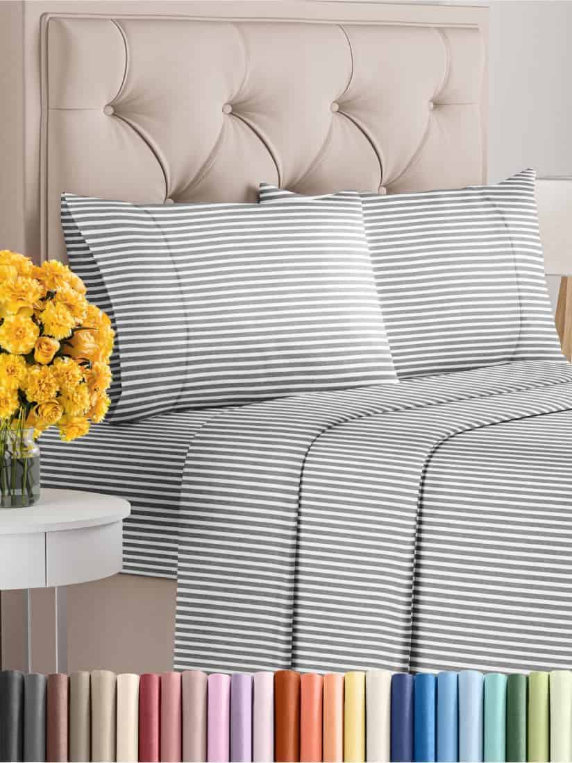 Juego de Sábanas Completo de 4 Piezas - Sábanas Extra