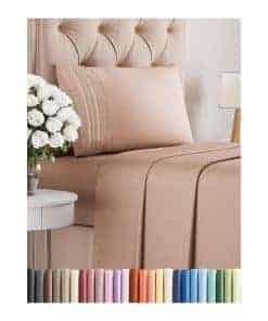 Juego de sábanas Twin XL de 3 piezas - Suave, transpirable