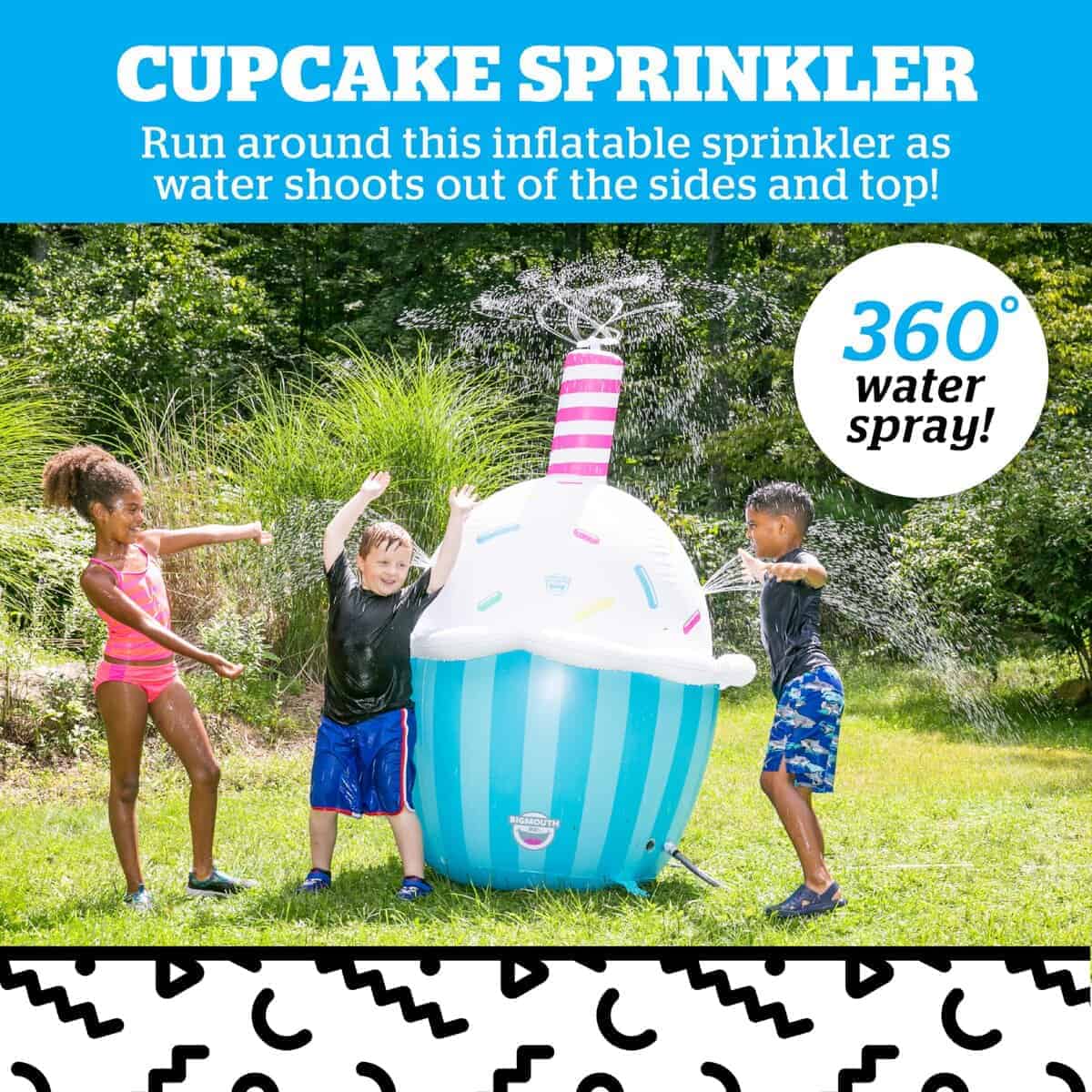 BigMouth Inc. Gigante Inflable Cupcake Rociador, Divertido - Imagen 3