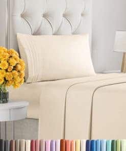 Juego de Sábanas de Tamaño Twin de 3 Piezas - Súper Suaves,