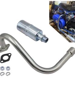 Escape con Silenciador para Hemi Predator 212cc 6.5hp Honda