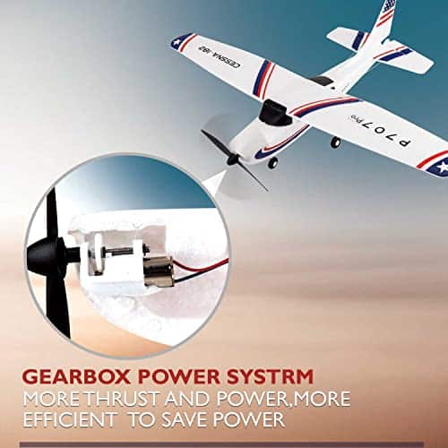 Nuevo Avión RC P707 PRO 3Ch con GYRO, Avión de Ala Fija - Imagen 10