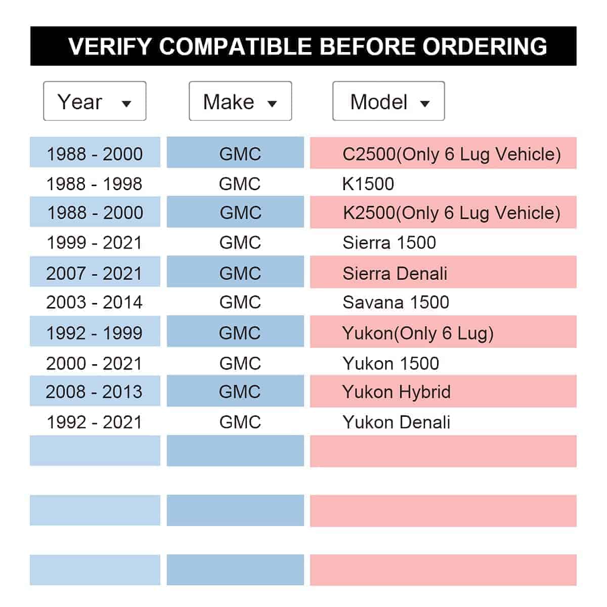 Adaptadores de rueda negros forjados de 6x5.5 a 8x6.5 de - Imagen 8