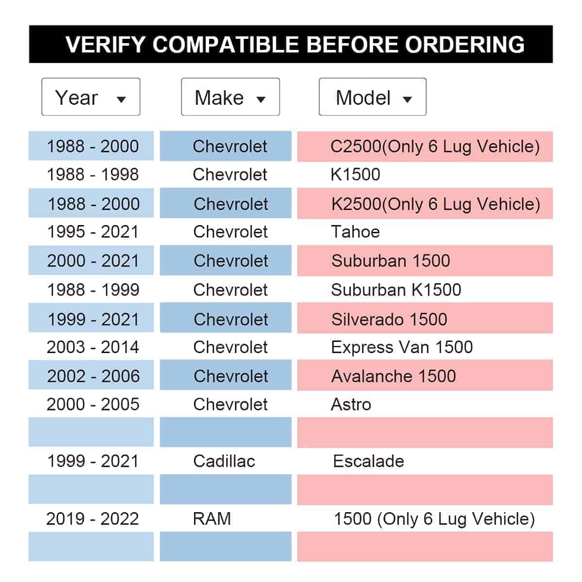 Adaptadores de rueda negros forjados de 6x5.5 a 8x6.5 de - Imagen 7