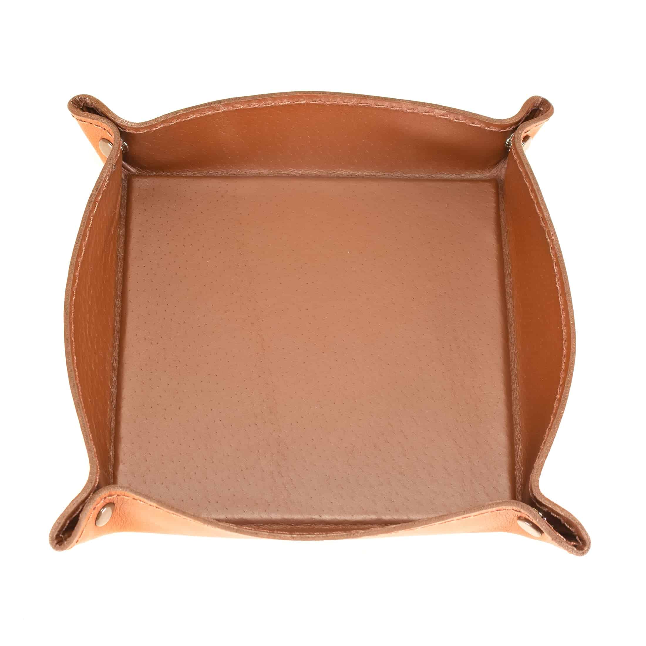 Bandeja de Dados de Cuero Genuino Hecha a Mano para Dungeon - Imagen 5