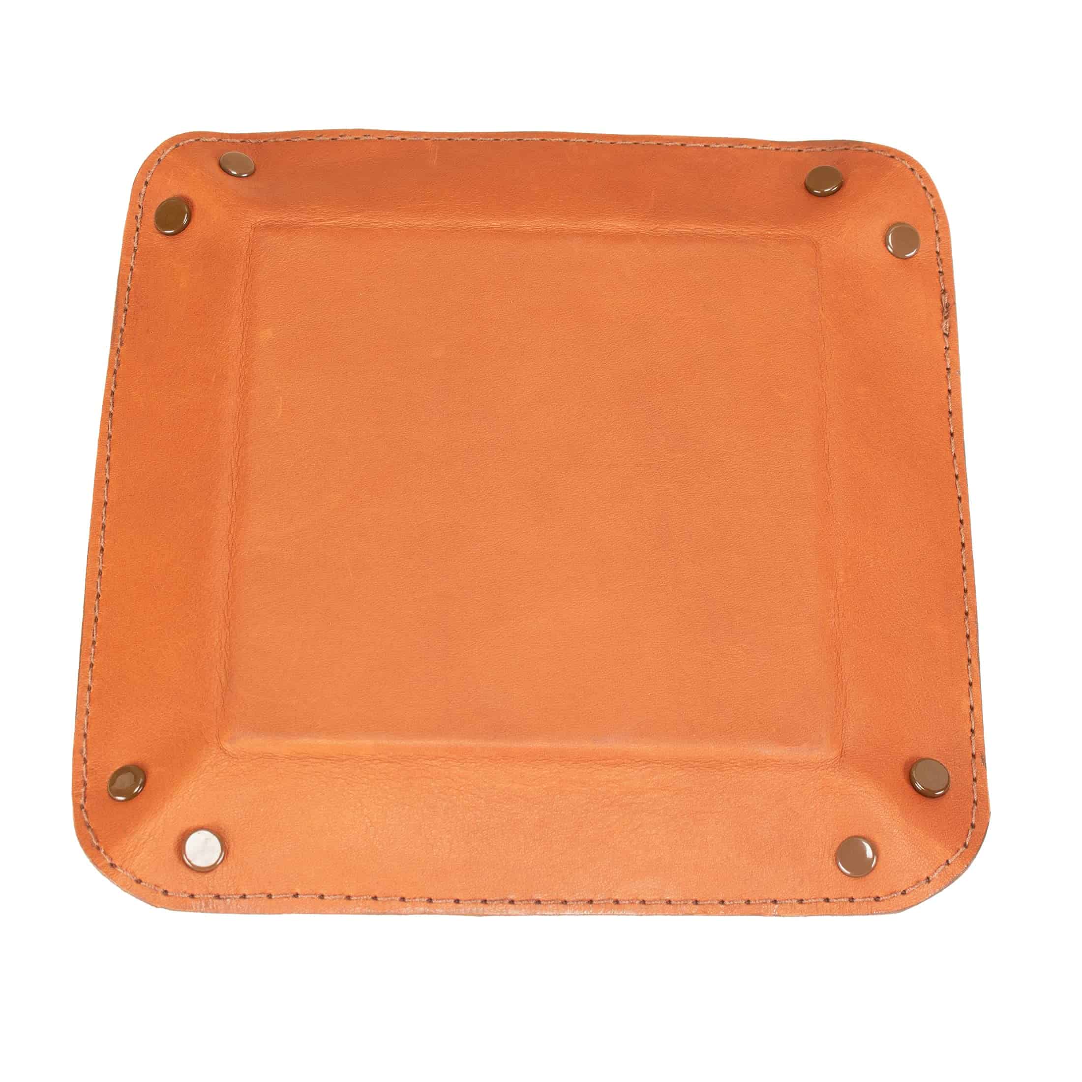 Bandeja de Dados de Cuero Genuino Hecha a Mano para Dungeon - Imagen 4