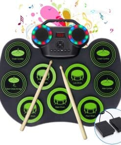 GUAZI STORE Juego de batería portátil de tambor de mano USB