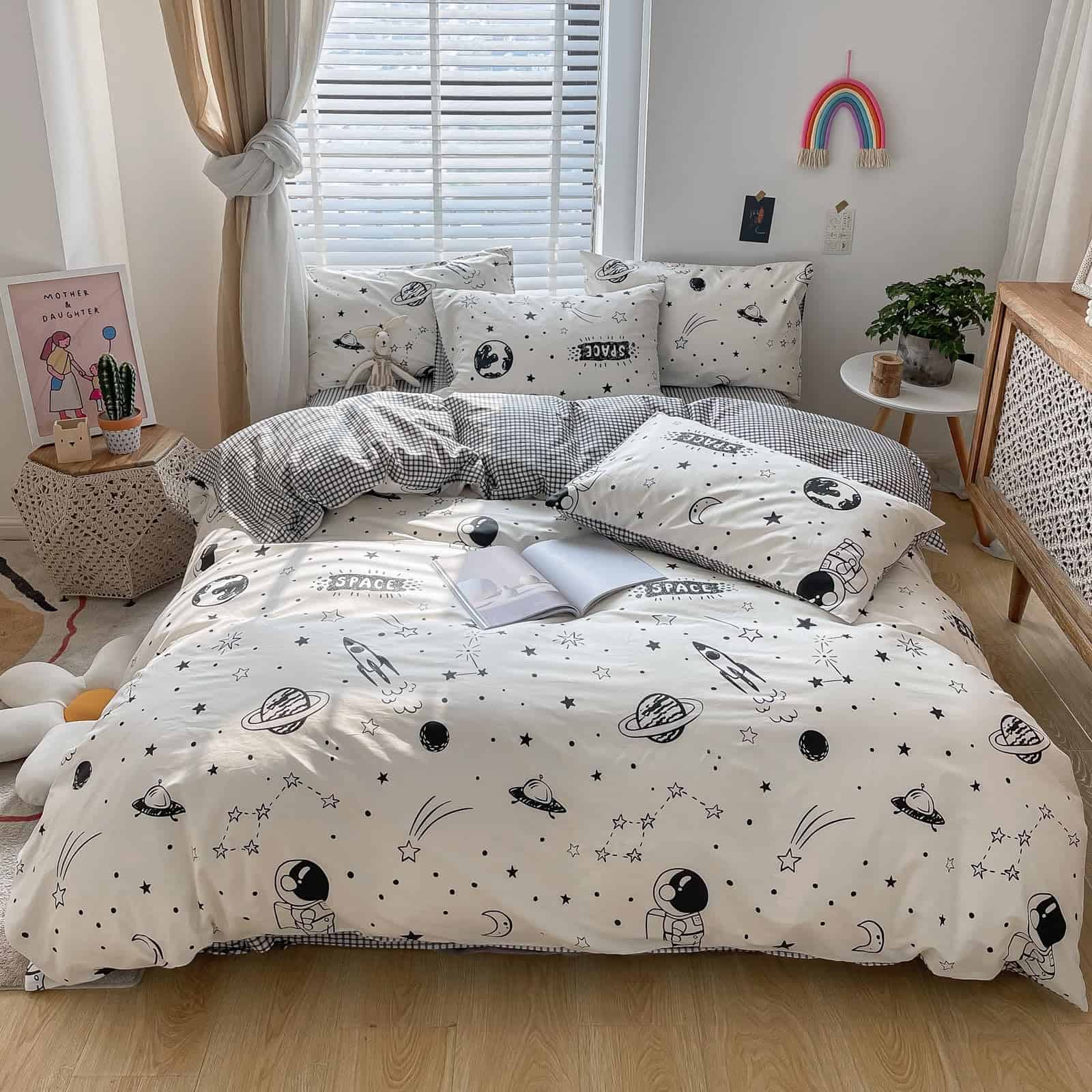Juego de Funda Nórdica LAYENJOY Space Queen 100% Algodón