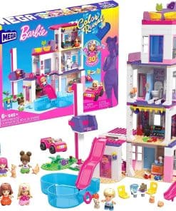 Set de Juguetes de Construcción Mega Barbie Color Reveal,