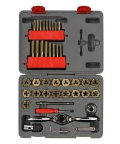 ARES 10081 - Juego de 41 piezas de Machos y Terrajas SAE de