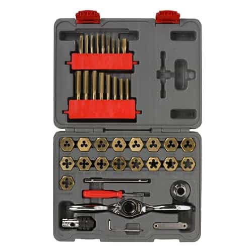 ARES 10081 - Juego de 41 piezas de Machos y Terrajas SAE de