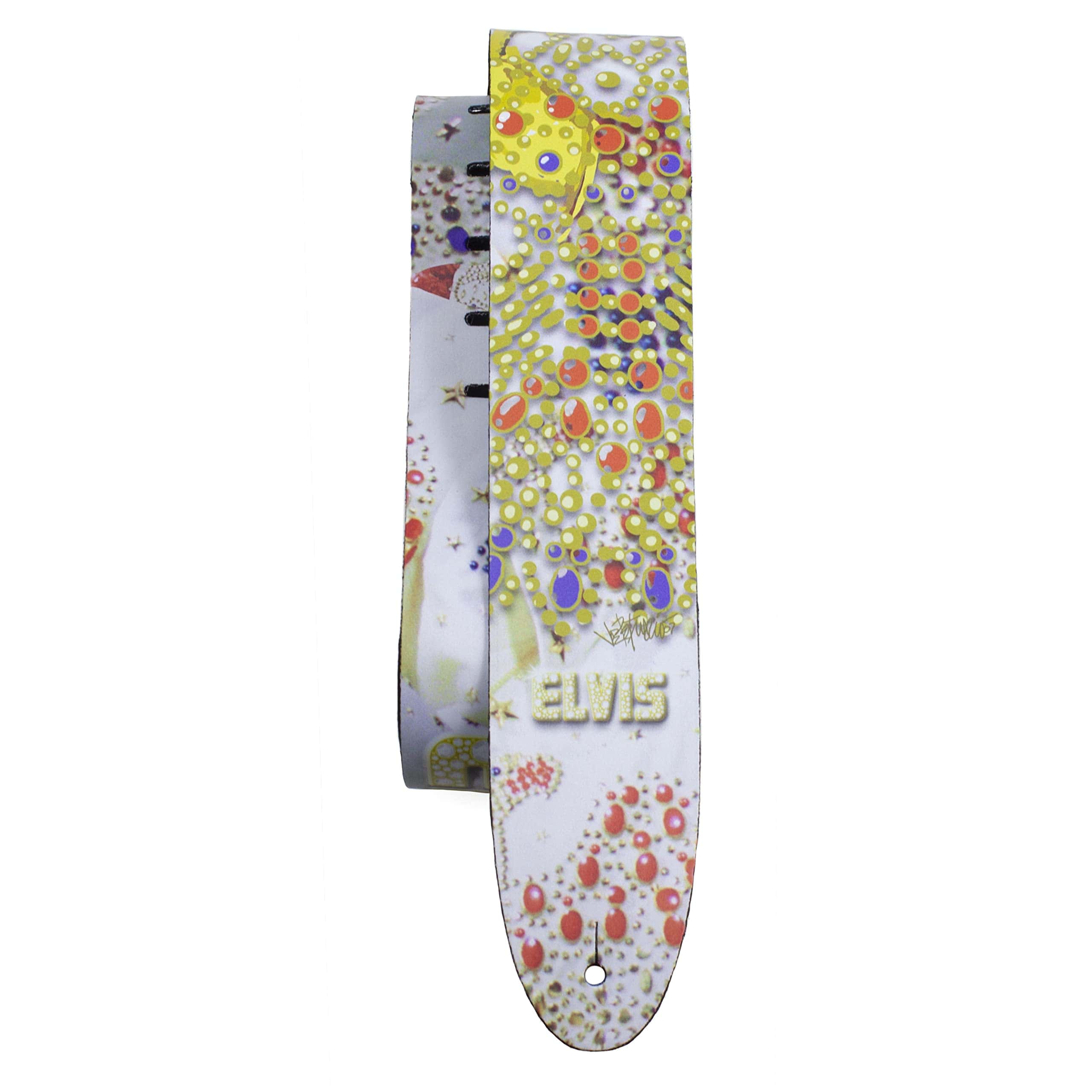 Correa de guitarra de cuero oficial de Perri's Leathers con