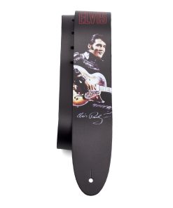 Correa de guitarra de cuero con licencia oficial de Elvis