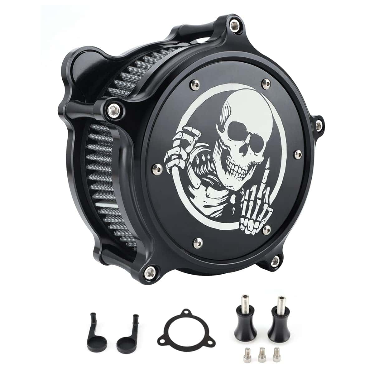 Filtro de Aire en Estilo Cráneo para Motocicletas -