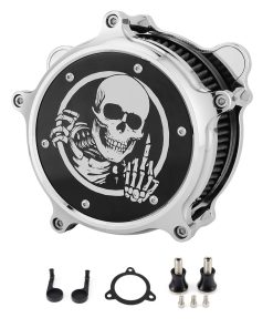 Filtro de Aire del Motocicleta Estilo Calavera Fit para