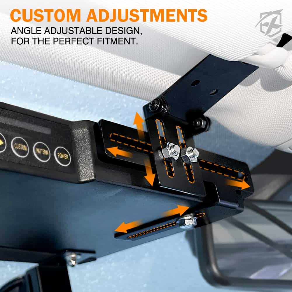 Barra de luz estroboscópica de doble visera Xprite para - Imagen 4