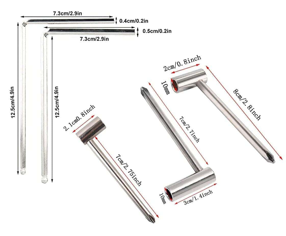 Kit de Herramientas para Reparación Completa de Guitarra de - Imagen 9