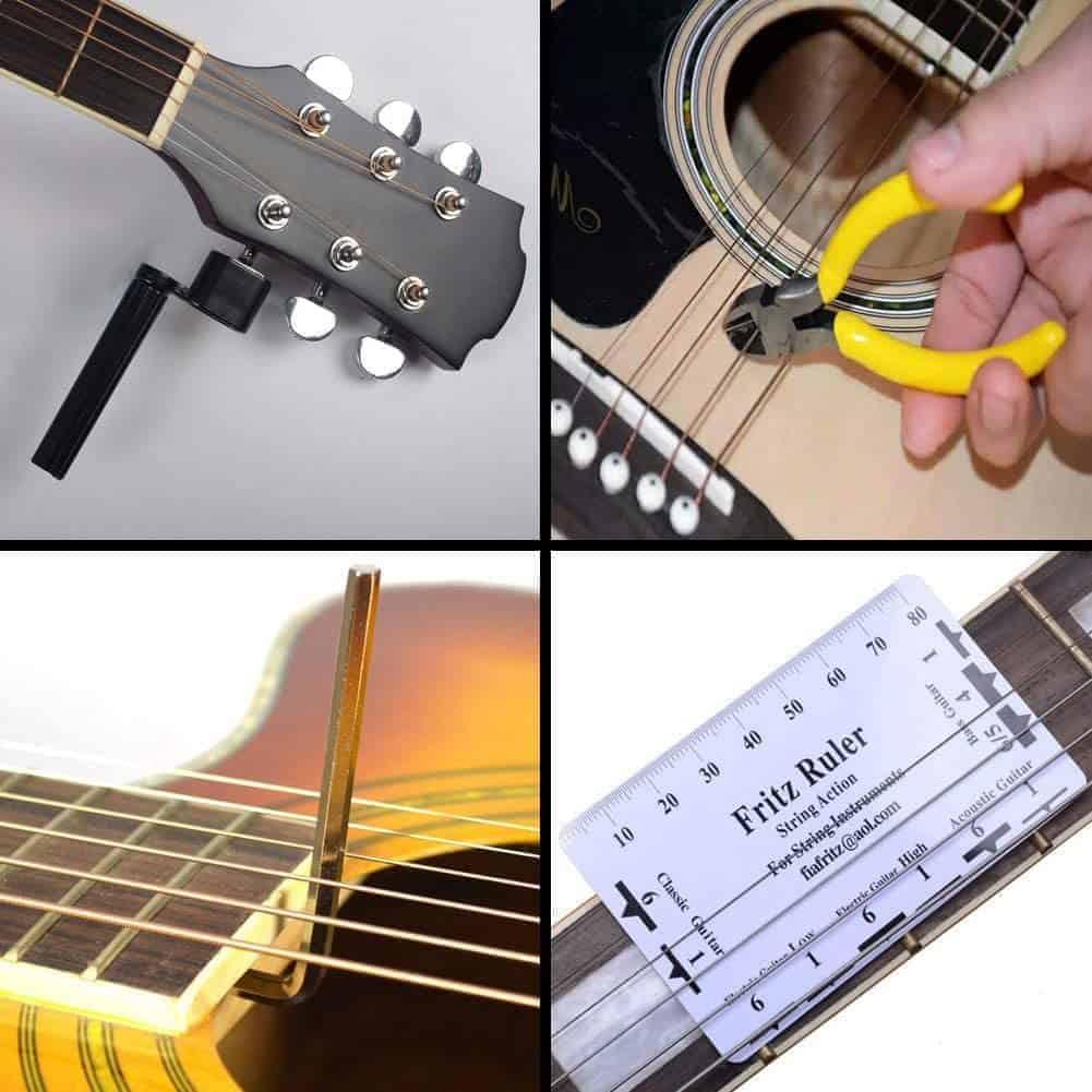 Kit de Herramientas para Reparación Completa de Guitarra de - Imagen 4