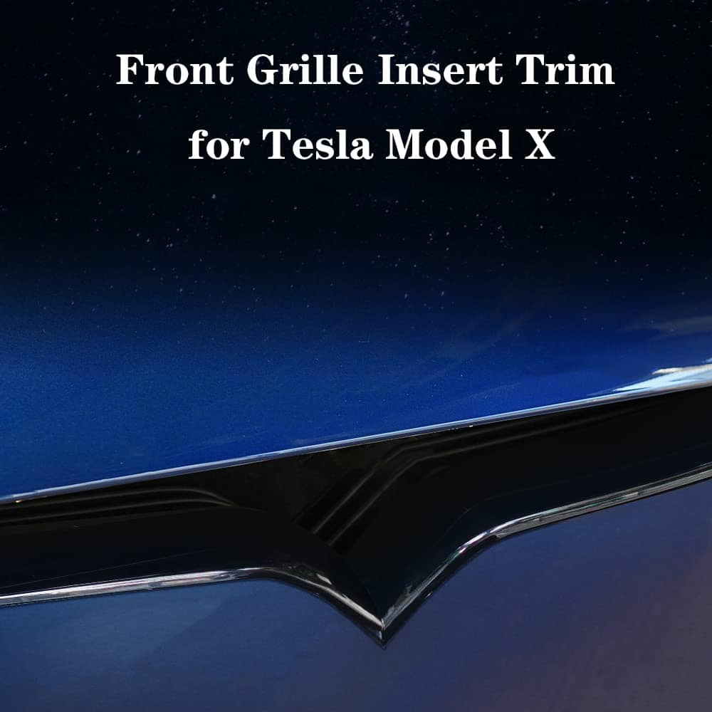 Oubolun Rejilla de inserción delantera para Tesla Model X - Imagen 5