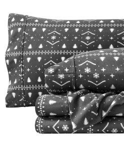 Juego de sábanas de franela Bare Home, -Invierno Alpine