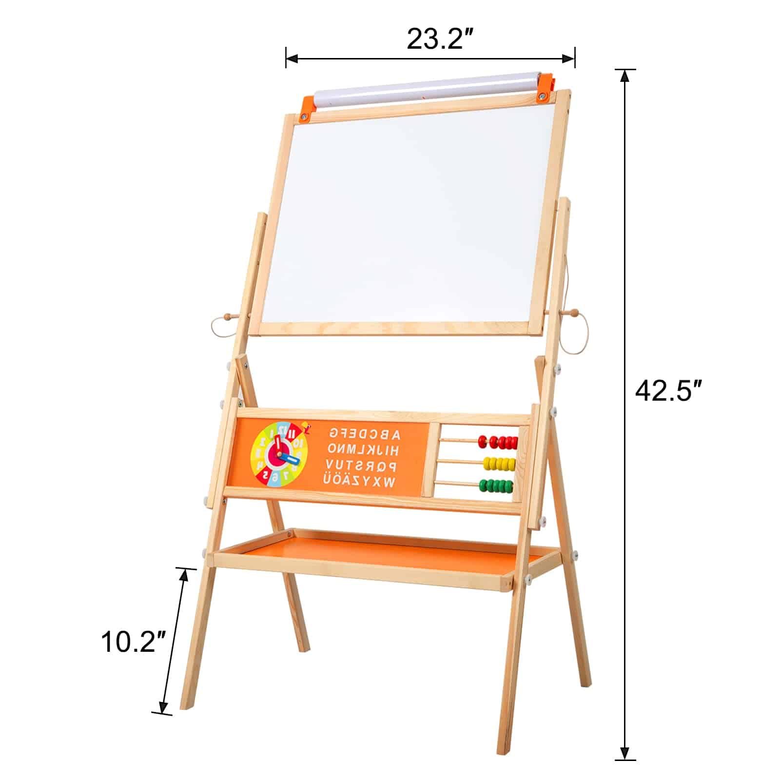 Caballete de madera 3 en 1 para niños OMOTIYA, caballete de - Imagen 3